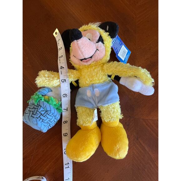 Vintage 2003 Easter Mickey Mouse Beanbag Plush Theme Park Edition NWT - Picture 8 of 8